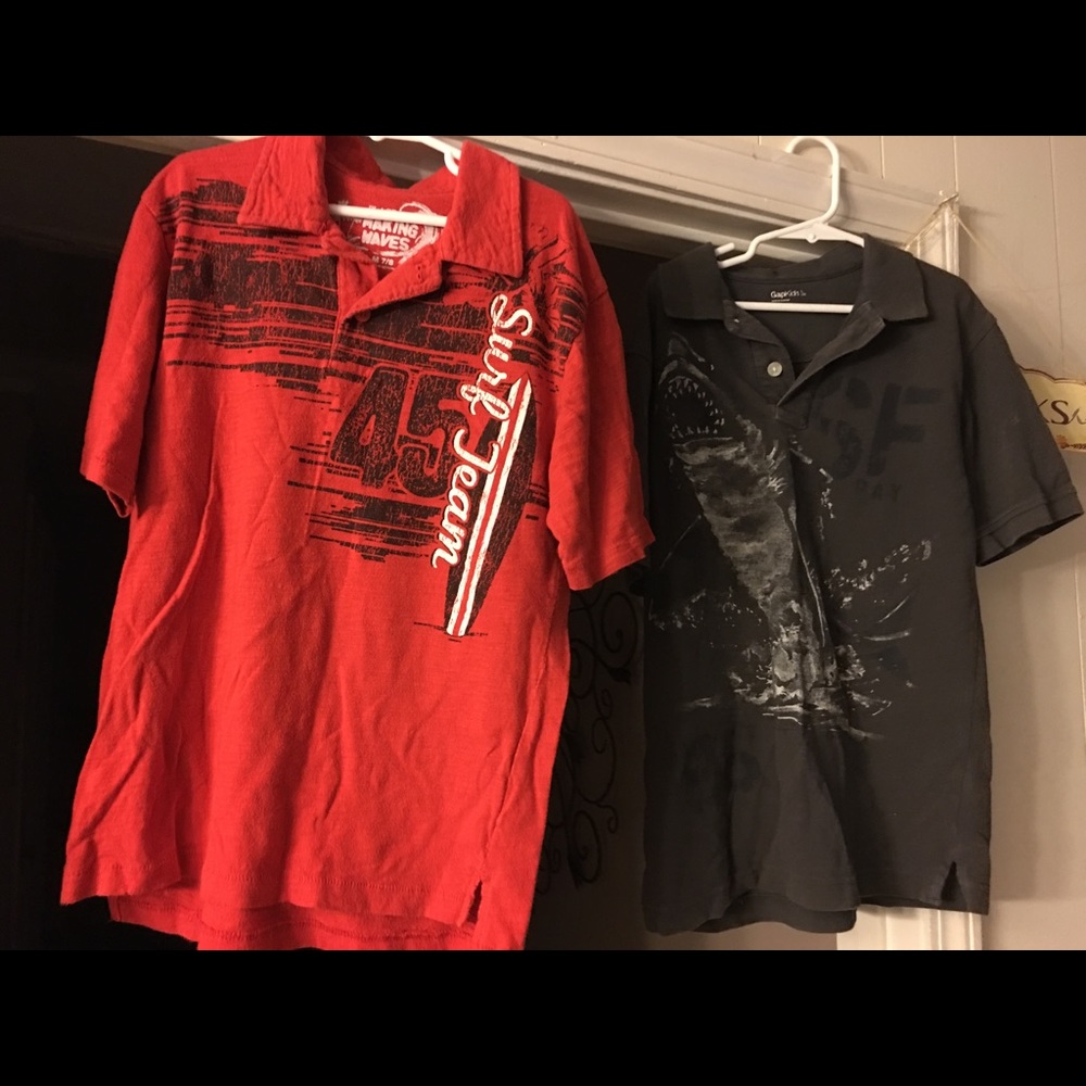 EUC lot of 2 boys collared shirts